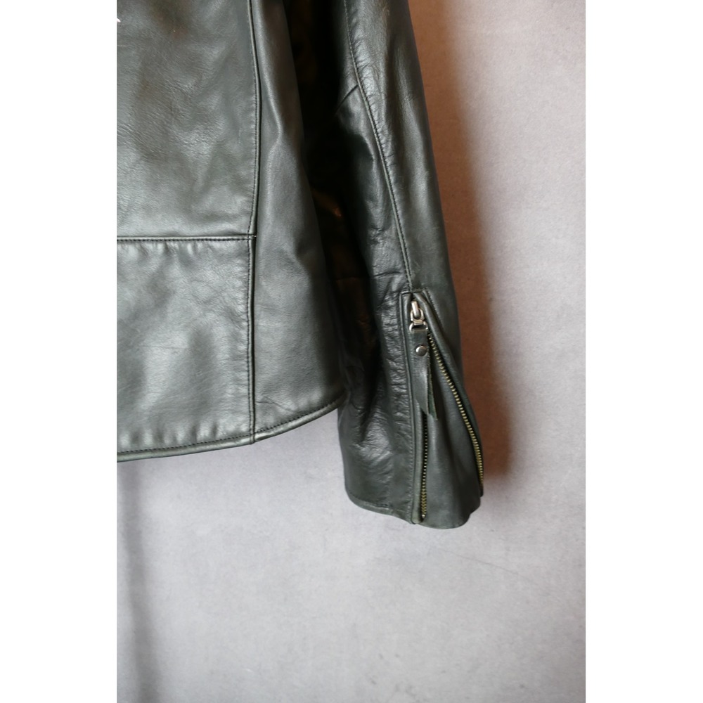 Harley Davidson Motorcycles Mens Black Leather Eagle‎ Graphic Jacket Size XL - Picture 6 of 15